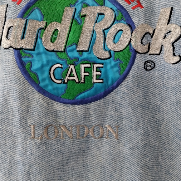 VINTAGE HARD ROCK CAFE' LONDON JACKET - Picture 2 of 9